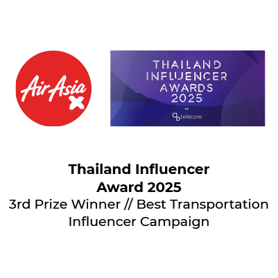 3rd Prize Winner // Best Transportation Influencer Campaign